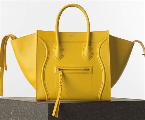 celine mini luggage yellow|celine large phantom luggage tote.